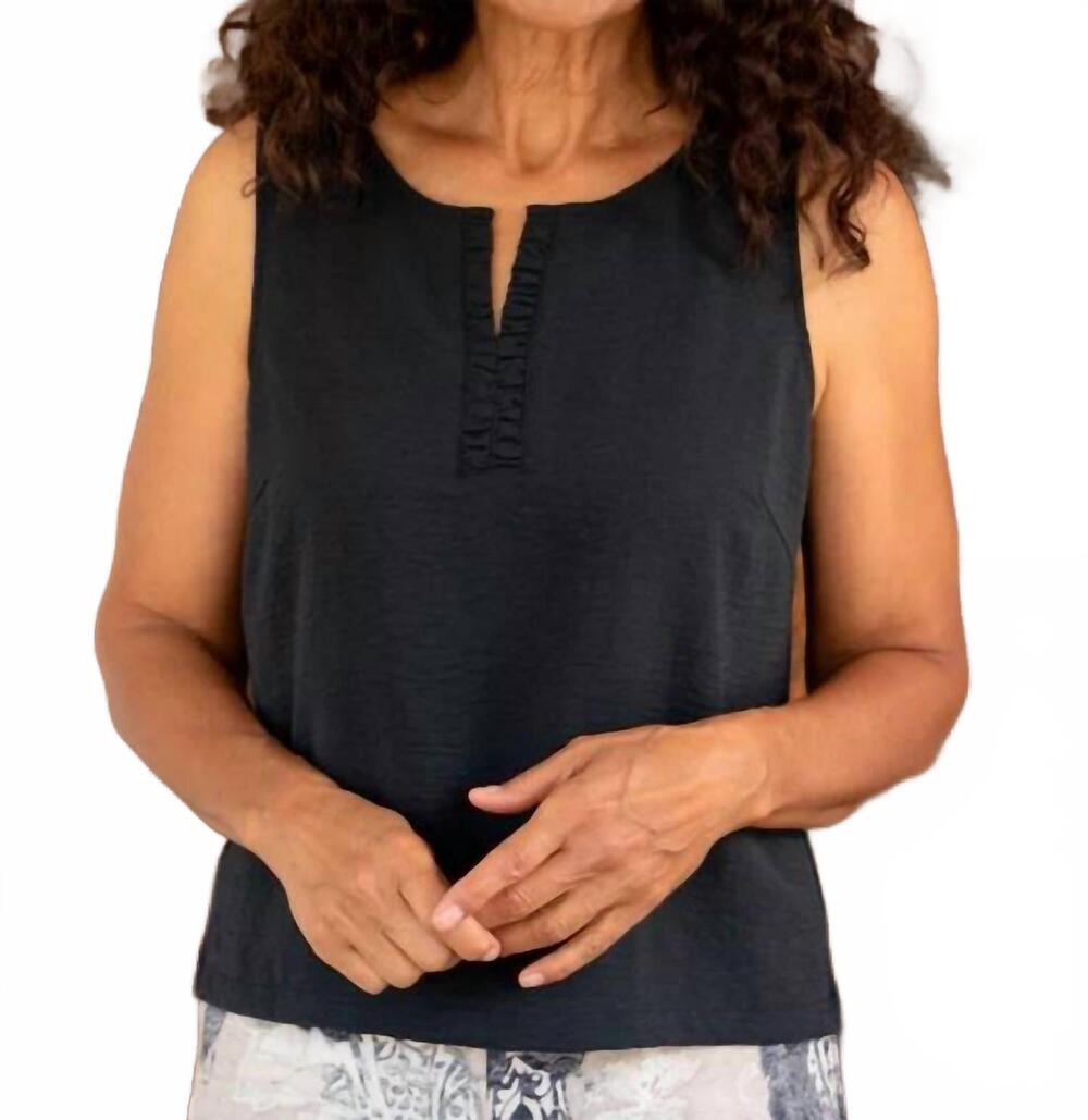 NEW HABITAT women's hampton tank top in black